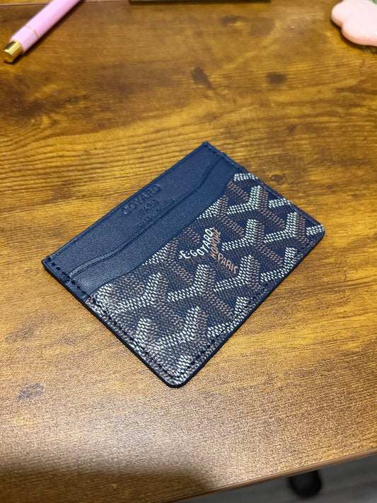 Navy blue cardholder